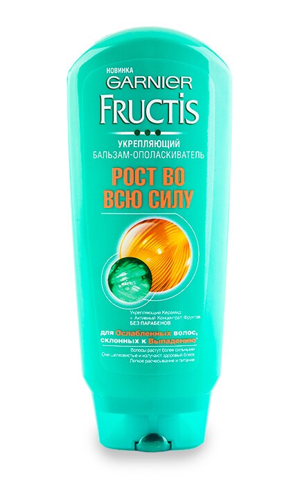 FRUCTIS-Бальзам-ополаскиватель Garnier Fructis Рост в полную силу укрепляющий-3600541775862