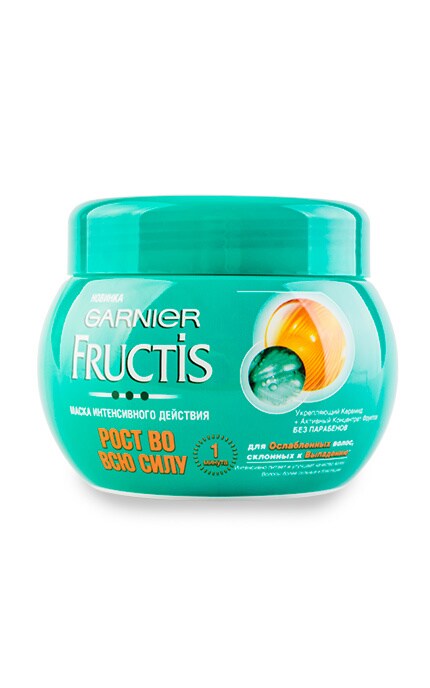 GARNIER FRUCTIS-Маска для волосся Garnier Fructis Ріст на повну силу-3600541698512
