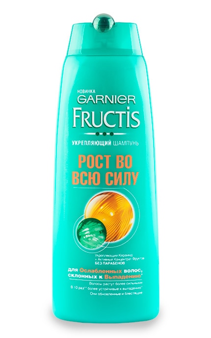 GARNIER FRUCTIS-Шампунь Garnier Fructis Рост в полную силу укрепляющий-3600541775848