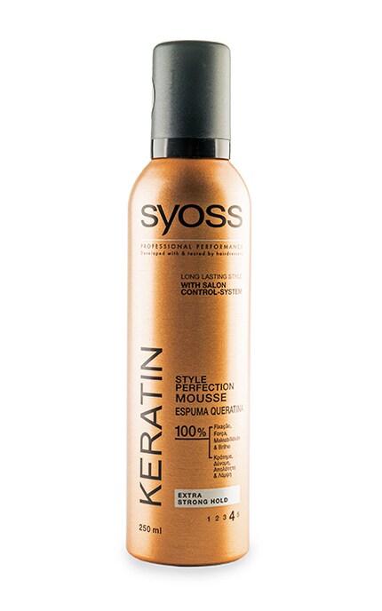 SYOSS-Мус для волосся Syoss Keratin Досконалість образу Екстрасильна фіксація-4015000979825
