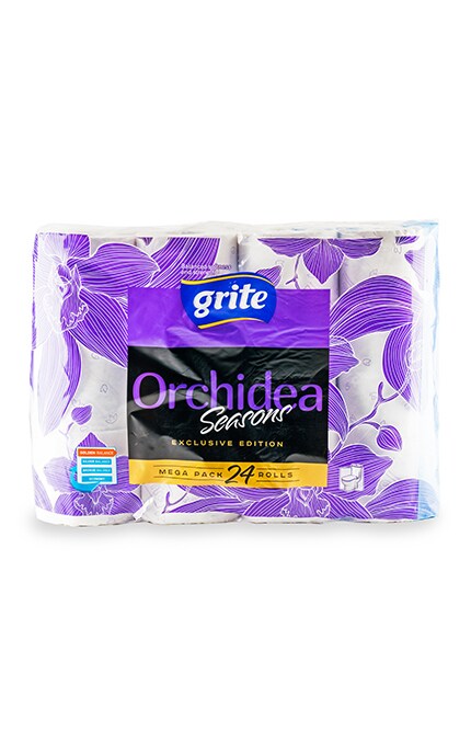 GRITE-Туалетная бумага Grite Seasons Orchidea-4770023348132