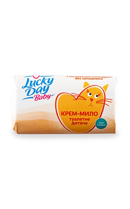 Крем-мыло туалетное детское Lucky Day Baby С экстрактом календулы
