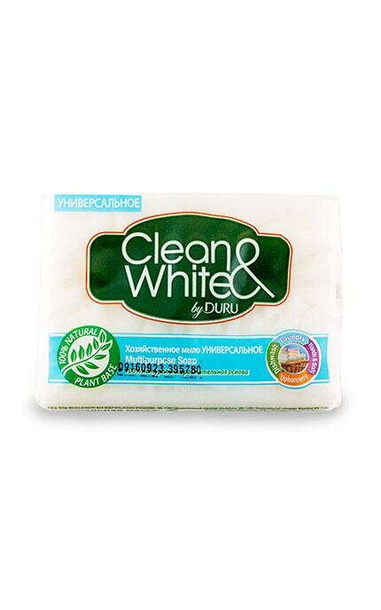DURU-Мыло хозяйственное Duru Clean & White универсальное-8690506473600