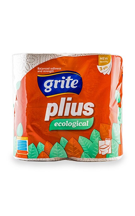 GRITE-Туалетний папір Grite Plius Ecological -4770023350227