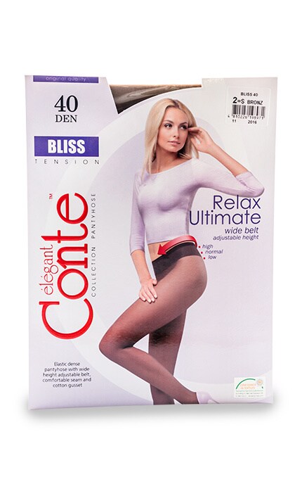 CONTE RELAX ULTIMATE-Колготки Conte Bliss Bronz 40 den, 2 (S)-4810226198971