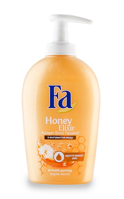 FA-Жидкое мыло Fa Honey Elixir Белая гардения-4015100190410