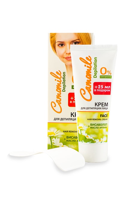 CAMOMILE DEPILATION-Крем для депіляції обличчя Camomile-4823015936586
