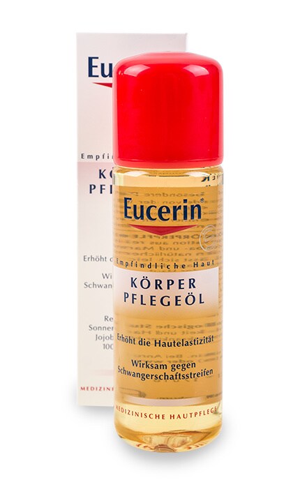 Масло натуральное Eucerin Korper Pflegeol от стрий 125 мл
