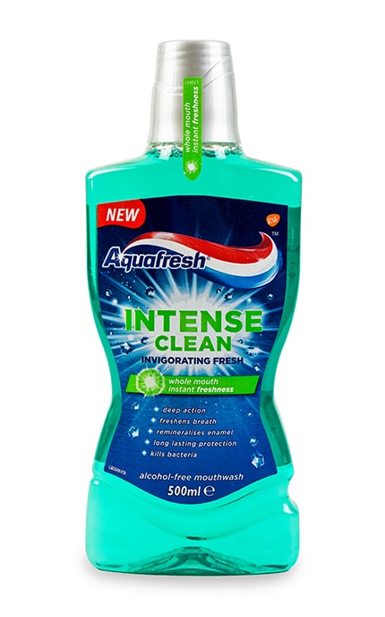 AQUAFRESH-Ополіскувач ротової порожнини Aquafresh Intense Clean Тонізуюча Свіжість-5054563010551