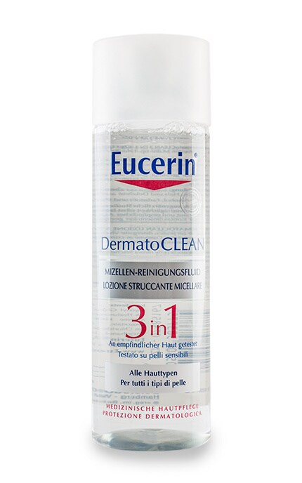 Міцелярний засіб Eucerin DermatoCLEAN 3 в 1 для зняття макіяжу