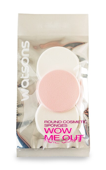 WATSONS-Спонжі косметичні Watsons Wow me out Овальні-4894532211210