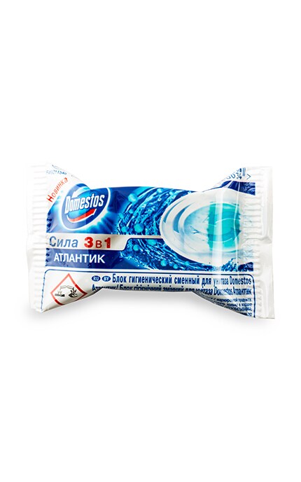 DOMESTOS-Блок для унітазу Domestos Атлантик Змінний-8717163350034