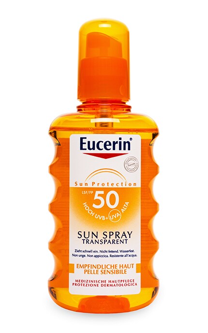 Сонцезахисний спрей Euсerin Sun з фактором УФ захисту 50