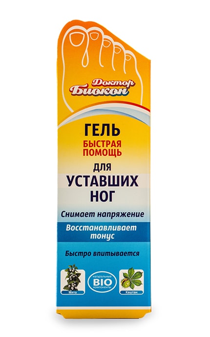 БИОКОН-Гель для усталых ног Доктор Биокон Скорая помощь-4820008315823
