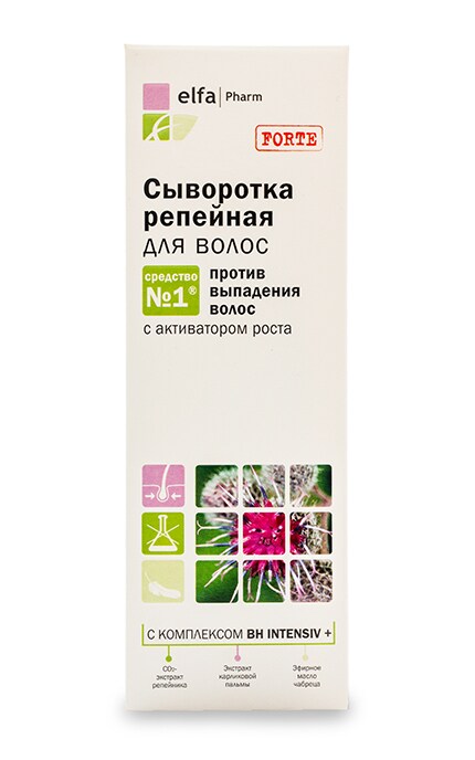 Сыворотка для волос Elfa Pharm Репейная Против выпадения 100 мл