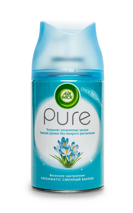 AIR WICK FRESHMATIC-Змінний аерозольний балон Air Wick Freshmatic Pure Весняний Настрій -5011417567043