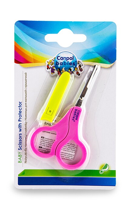 CANPOL BABIES-Ножницы для младенцев Canpol babies с крышечкой-5903407028095