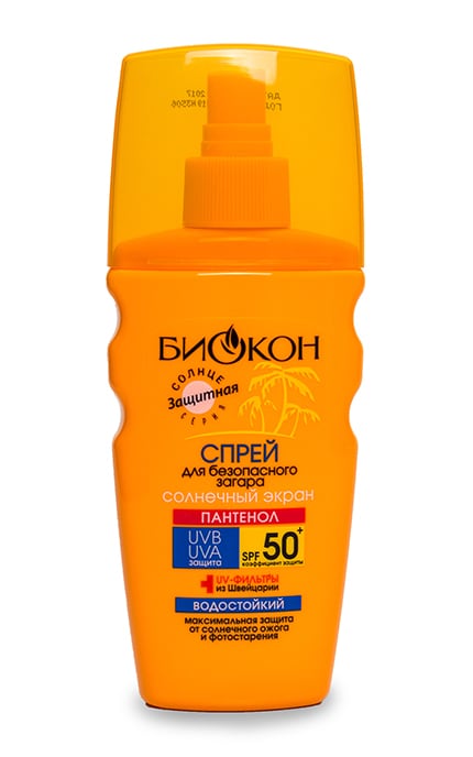 БИОКОН СОЛНЦЕ-Спрей Биокон для безопасного загара SPF-50 +-4820160031180