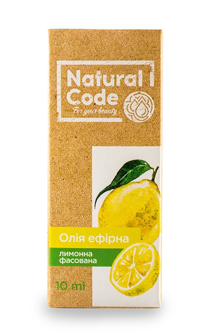 NATURAL CODE-Лимонное эфирное масло Natural Code фасованное-4820174890995