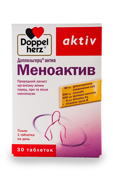 КВАЙСЕР ФАРМА-Таблетки Doppelherz aktive Меноактив-4009932524857