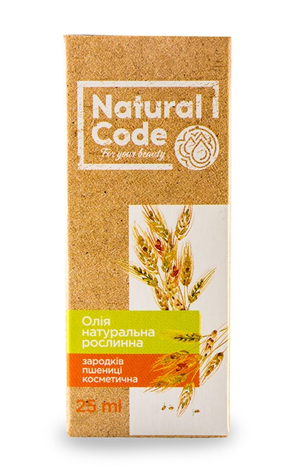 NATURAL CODE-Олія зародків пшениці Natural Code натуральна рослинна косметична-4820174891145