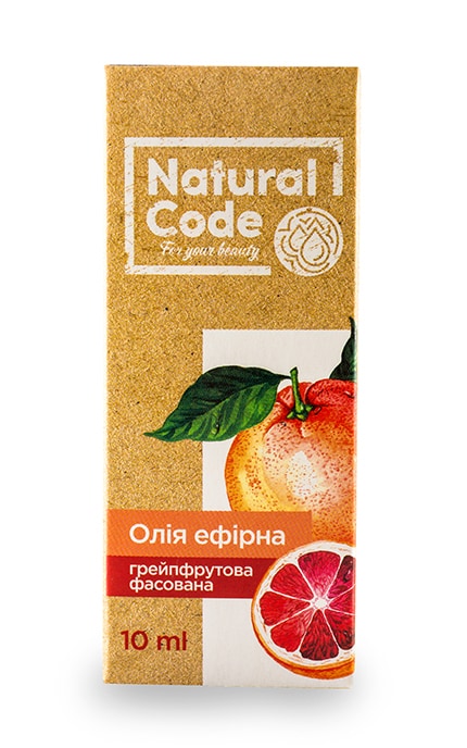 NATURAL CODE-Грейпфрутова ефірна олія Natural Code фасована-4820174891046