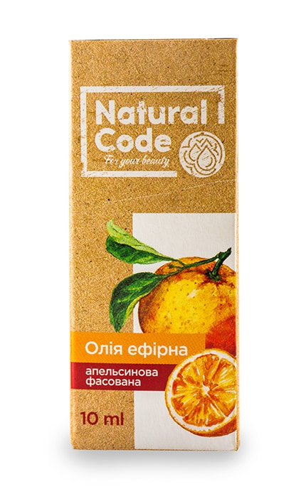 NATURAL CODE-Апельсинова ефірна олія Natural Code фасована-4820174890926