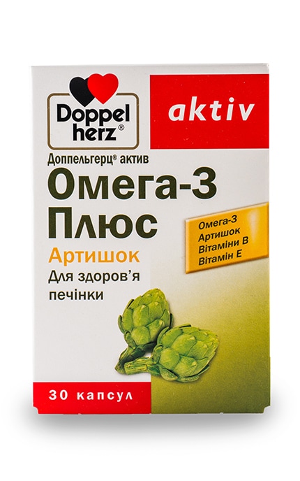 КВАЙСЕР ФАРМА-Капсули Doppelherz aktive Омега-3 Плюс Артишок-4009932525472