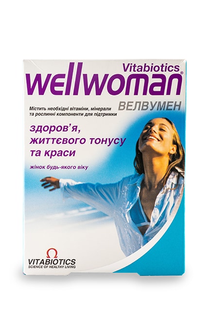 ВІТАБІОТІКС-Капсули Wellwoman Vitabiotics-5021265242214