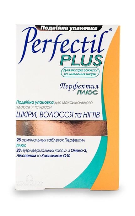 ВІТАБІОТІКС-Витамины Perfectil Plus Для максимального здоровья и красоты кожи, волос и ногтей-5021265243334