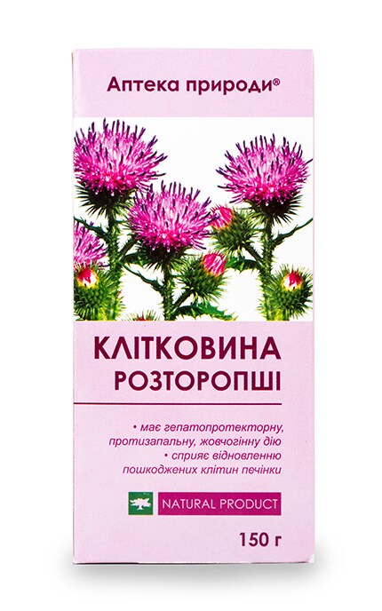 Добавка дієтична Аптека природи Клітковина розторопші №26