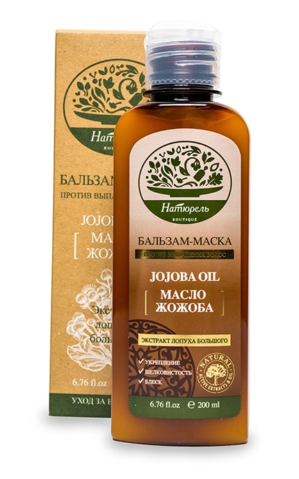 НАТЮРЕЛЬ BOUTIQUE-Бальзам-маска Натюрель Boutique проти випадіння волосся-4820184540545