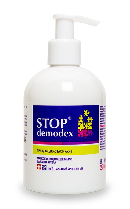ФІТОБІОТЕХНОЛОГІЯ-Мило Stop demodex для обличчя та тіла -4823015917523
