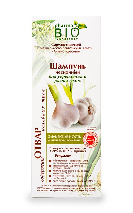 BIO PHARMA-Шампунь Pharma Bio Laboratory Чесночный Для укрепления-4823080000052