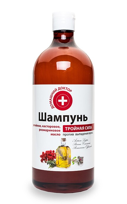 ДОМАШНИЙ ДОКТОР-Шампунь Домашний Доктор Тройная Сила-4823015929809