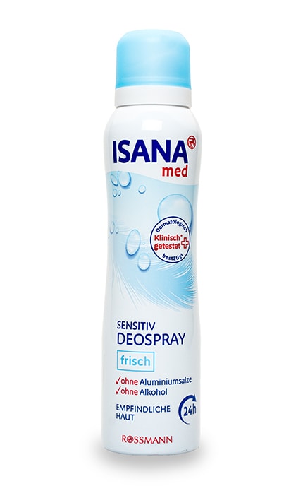 Дезодорант-спрей Isana Med Sensitiv Fresh