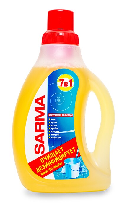 SARMA-Засіб для миття підлоги Sarma концентрований 7в1-4820026413518