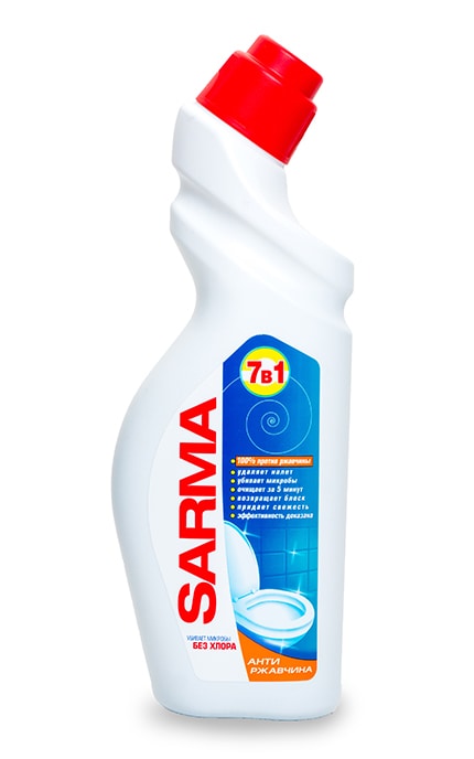 SARMA-Средство чистящее Sarma Антиржавчина 7в1 для сантехники-4820026413570