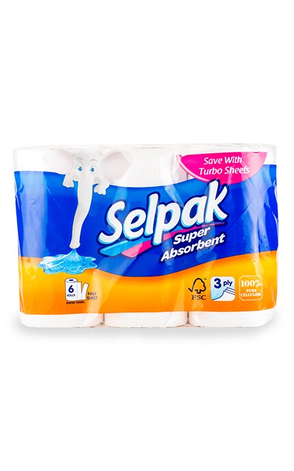 SELPAK-Рушники паперові Selpak Кухонні-8690530015043