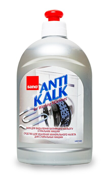 SANO-Засіб для видалення вапняного нальоту з пральних машин Sano-7290010935260
