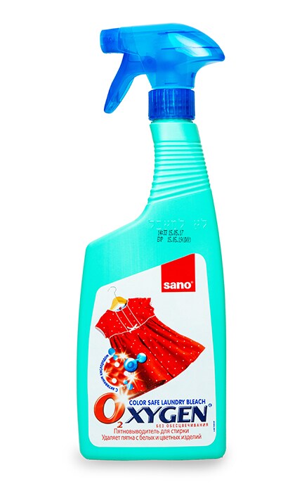 Пятновыводитель Sano Oxygen для цветных и белых тканей