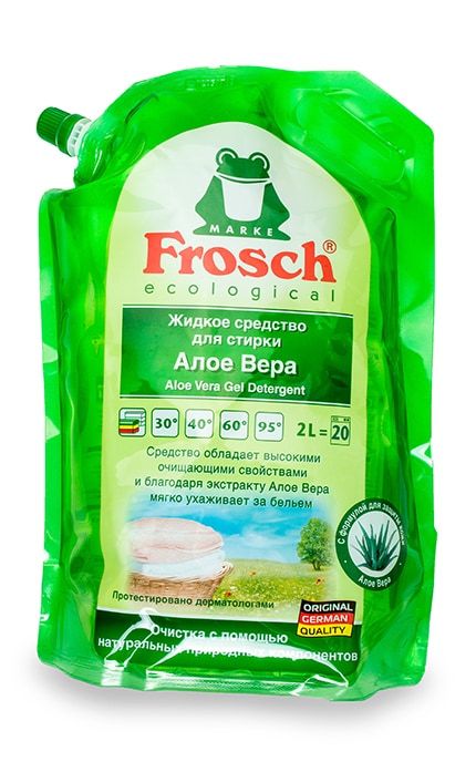 FROSCH-Рідкий засіб для прання Frosch Алое вера Універсальний-4001499122354
