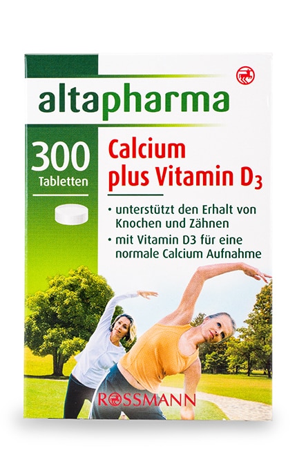 Диетическая добавка Altapharma Кальций Витамин D3 300 шт