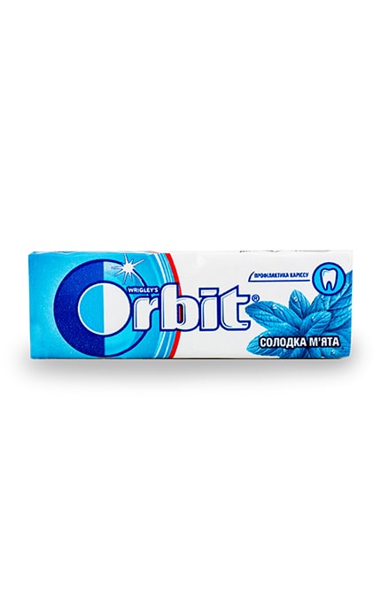 Жевательная резинка без сахара Orbit Сладкая Мята 10 шт