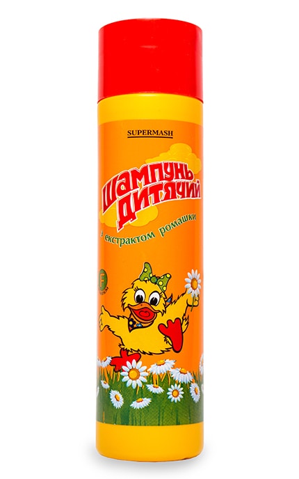 СУПЕРМАШ-Шампунь дитячий Supermash з екстрактом ромашки-4823001604291