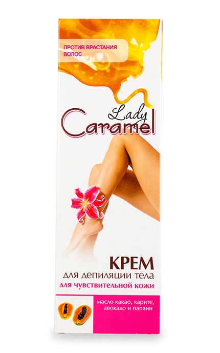 Крем для депиляции тела Lady Caramel Для чувствительной кожи 100 мл