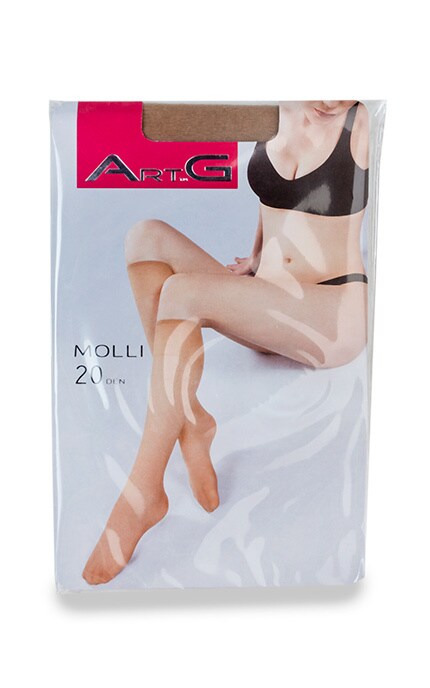 ART G-Гольфы женские Art G Molli Visone 20 Den-4820040104522