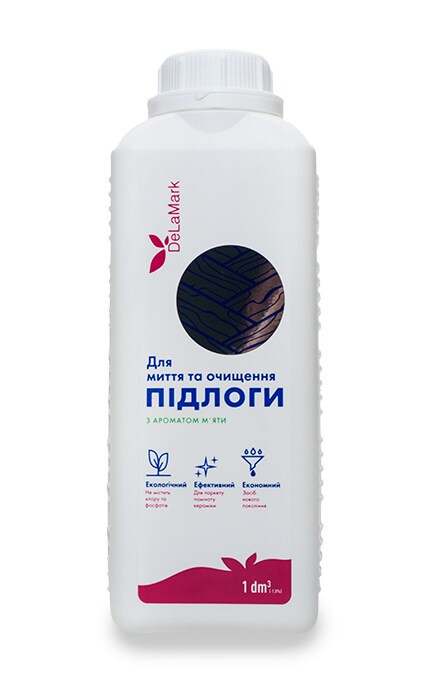 DELAMARK-Средство для мытья и очистки пола De La Mark с ароматом мяты-4820152330727