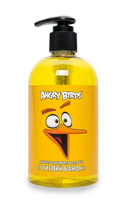 ANGRY BIRDS-Жидкое мыло Angry Birds Спелый банан детское-4823080002971