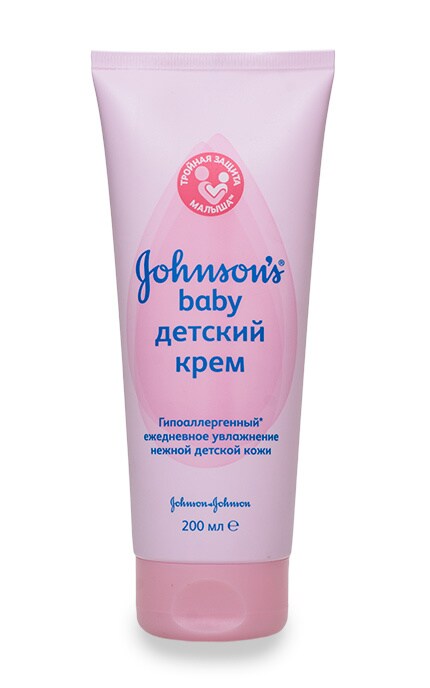 JOHNSONS BABY-Крем дитячий рожевий Johnson’s Baby, 200 мл-3574661262277
